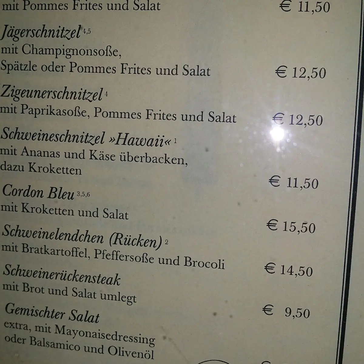Speisekarte photo 5