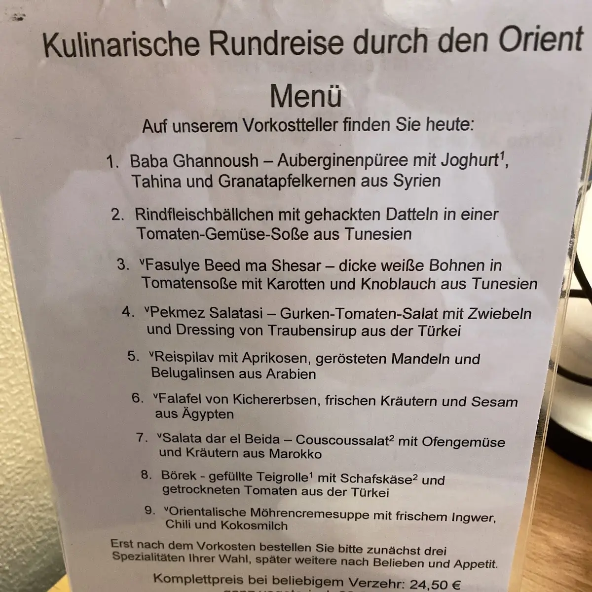 Speisekarte photo 10