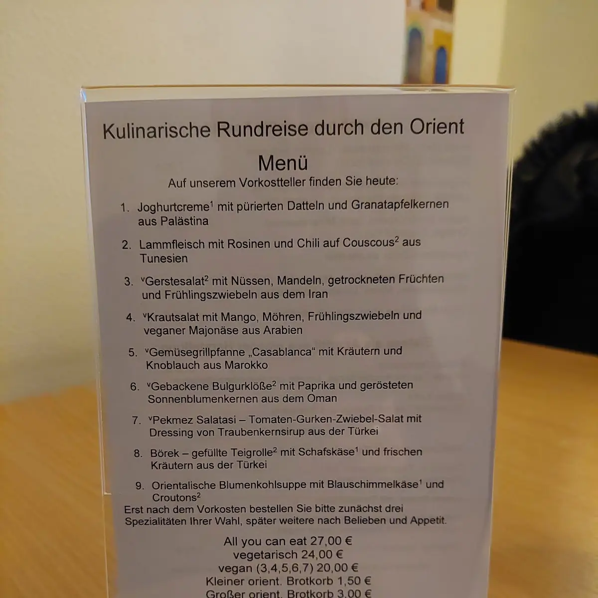 Speisekarte photo 4