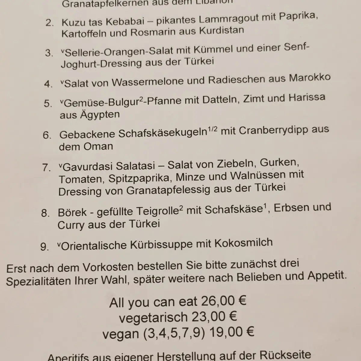 Speisekarte photo 8