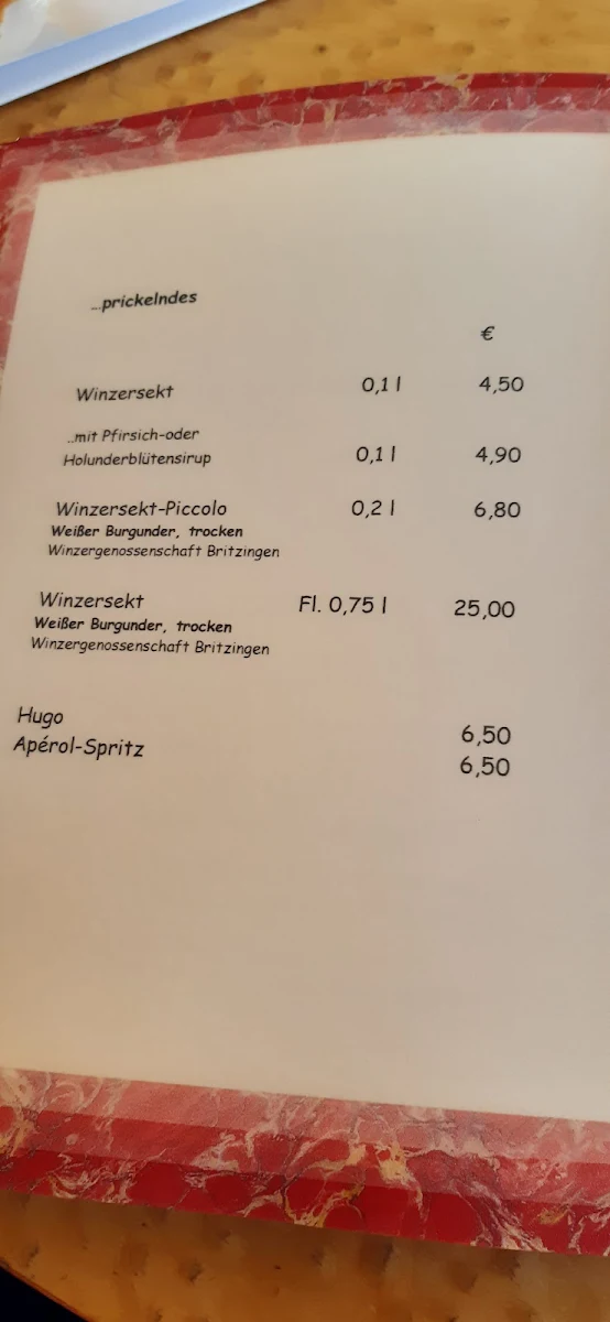 Speisekarte photo 2