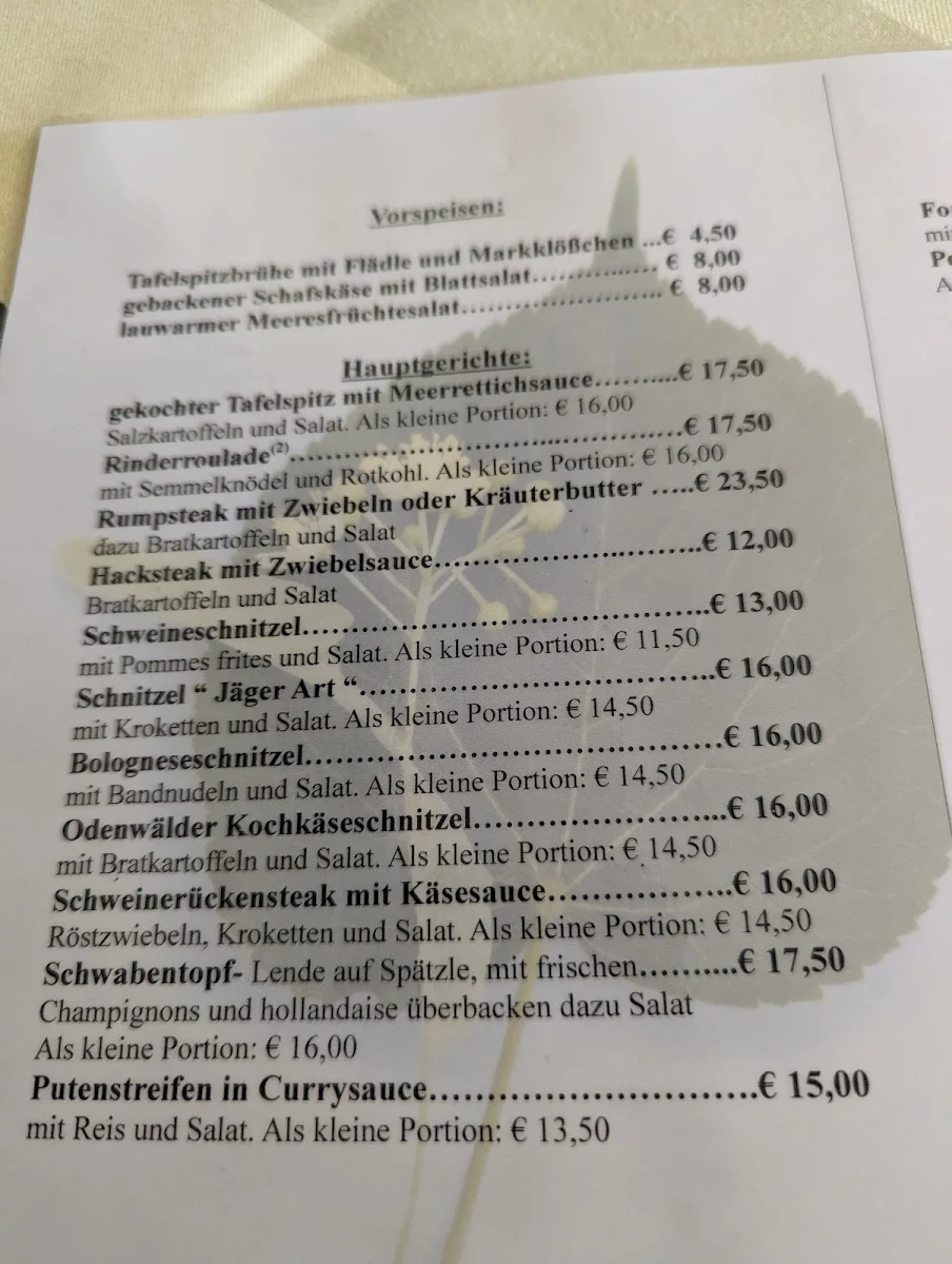 Speisekarte photo 4