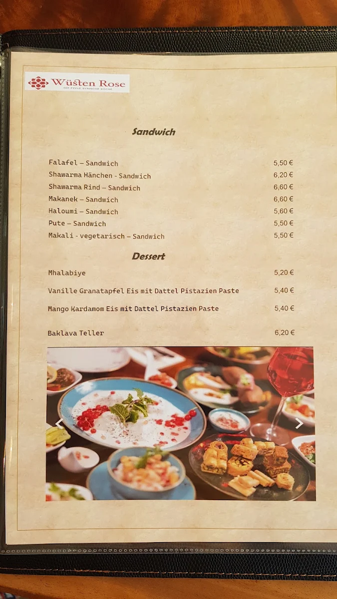 Speisekarte photo 2
