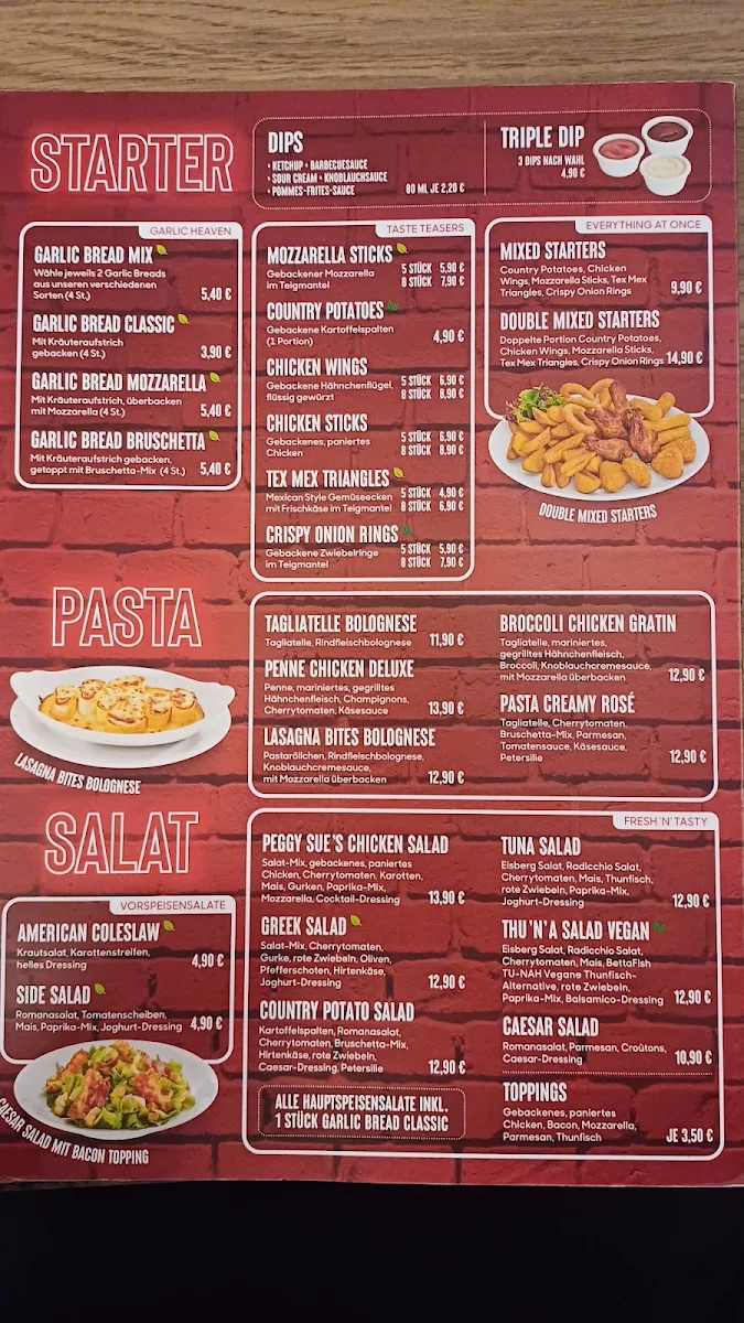 Speisekarte, Pizza Hut Restaurant & Lieferdienst Nürnberg