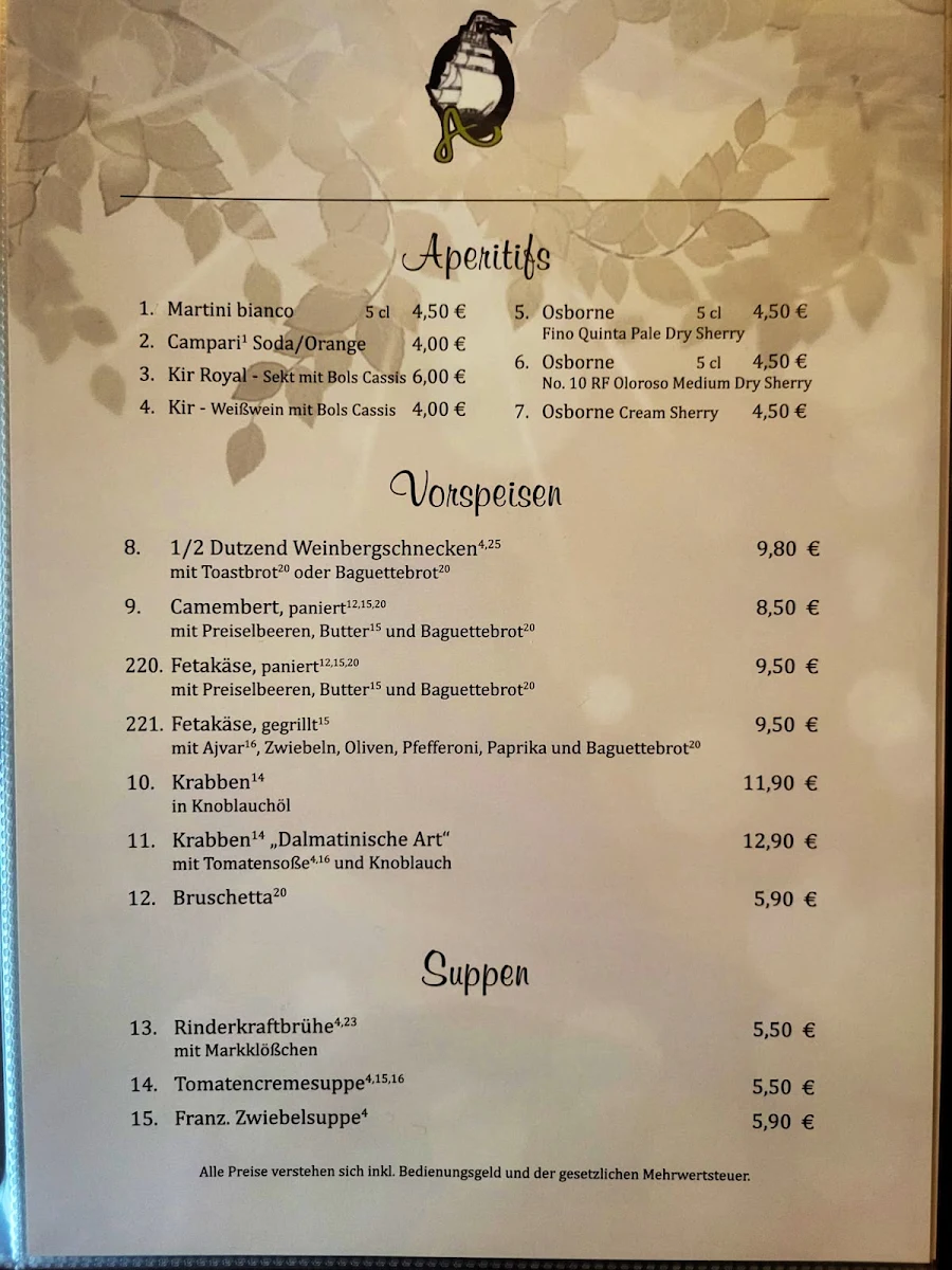 Speisekarte photo 3