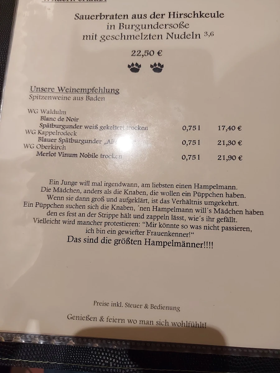 Speisekarte photo 3
