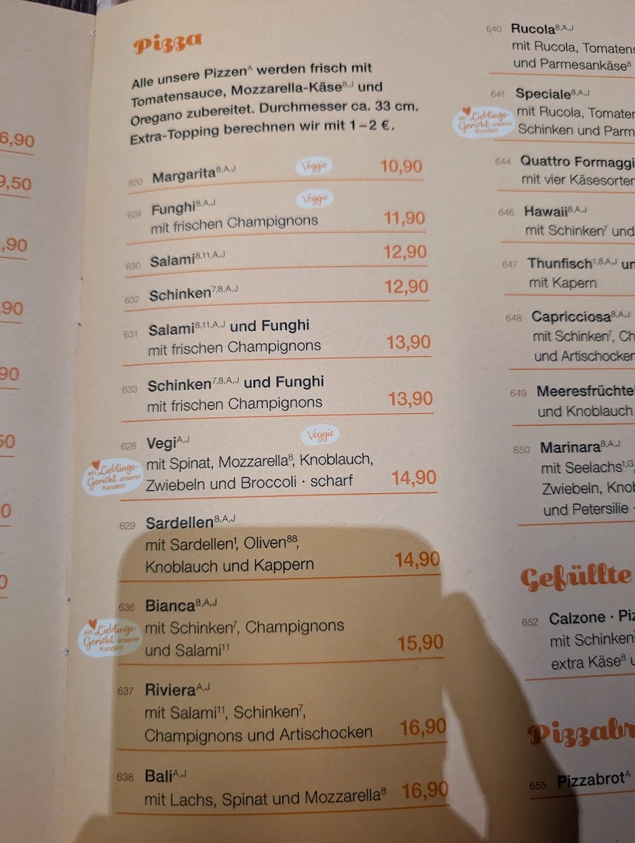 Speisekarte photo 2