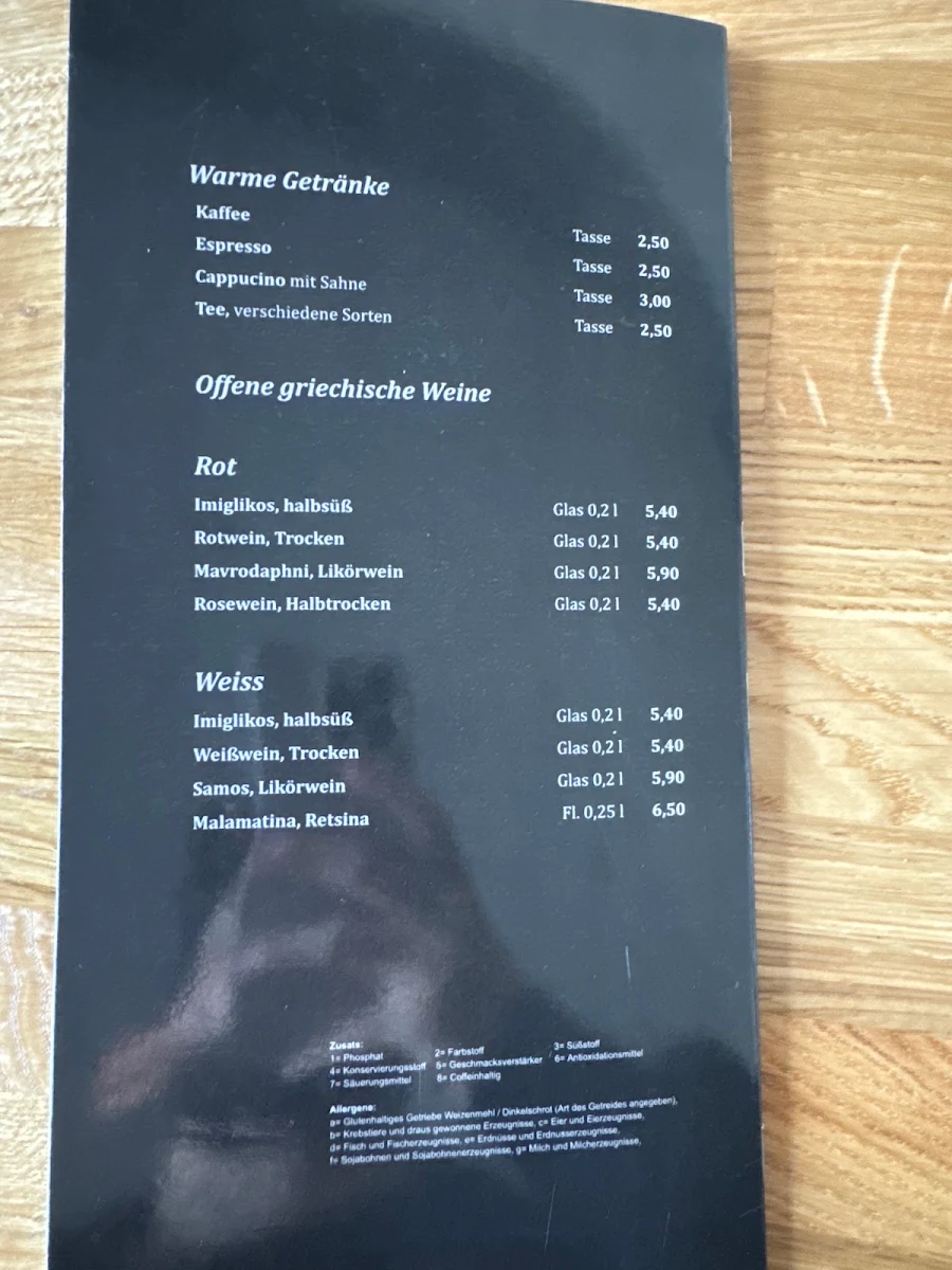 Speisekarte photo 3
