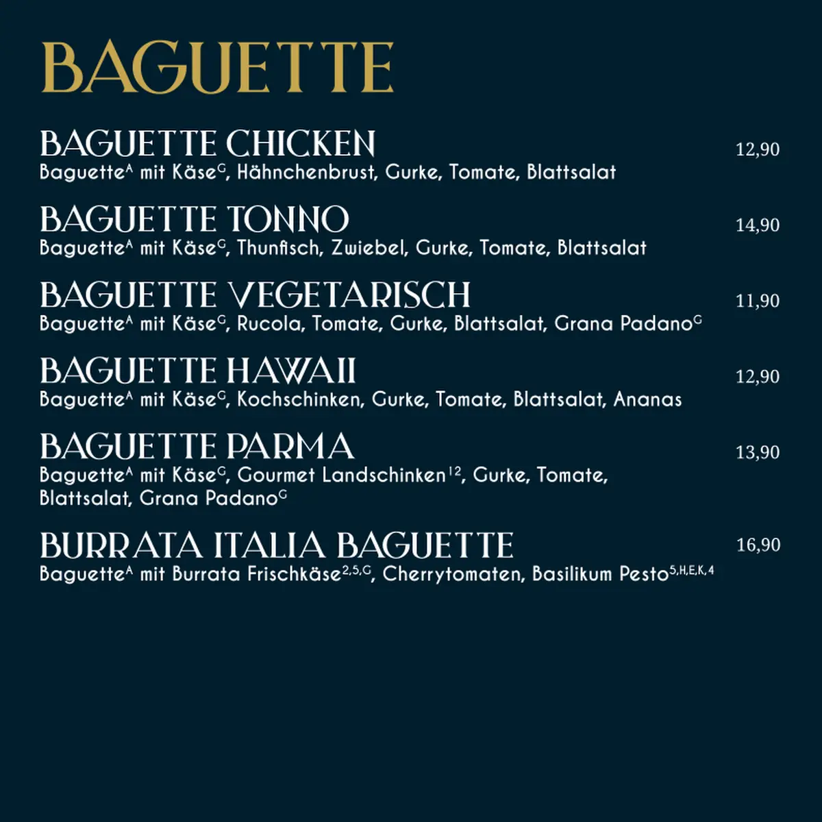 Speisekarte photo 10