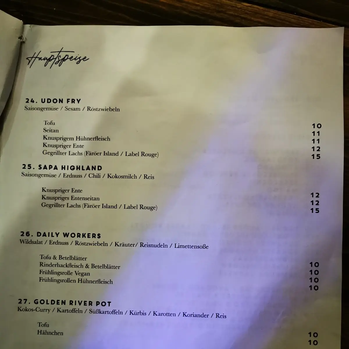 Speisekarte photo 9