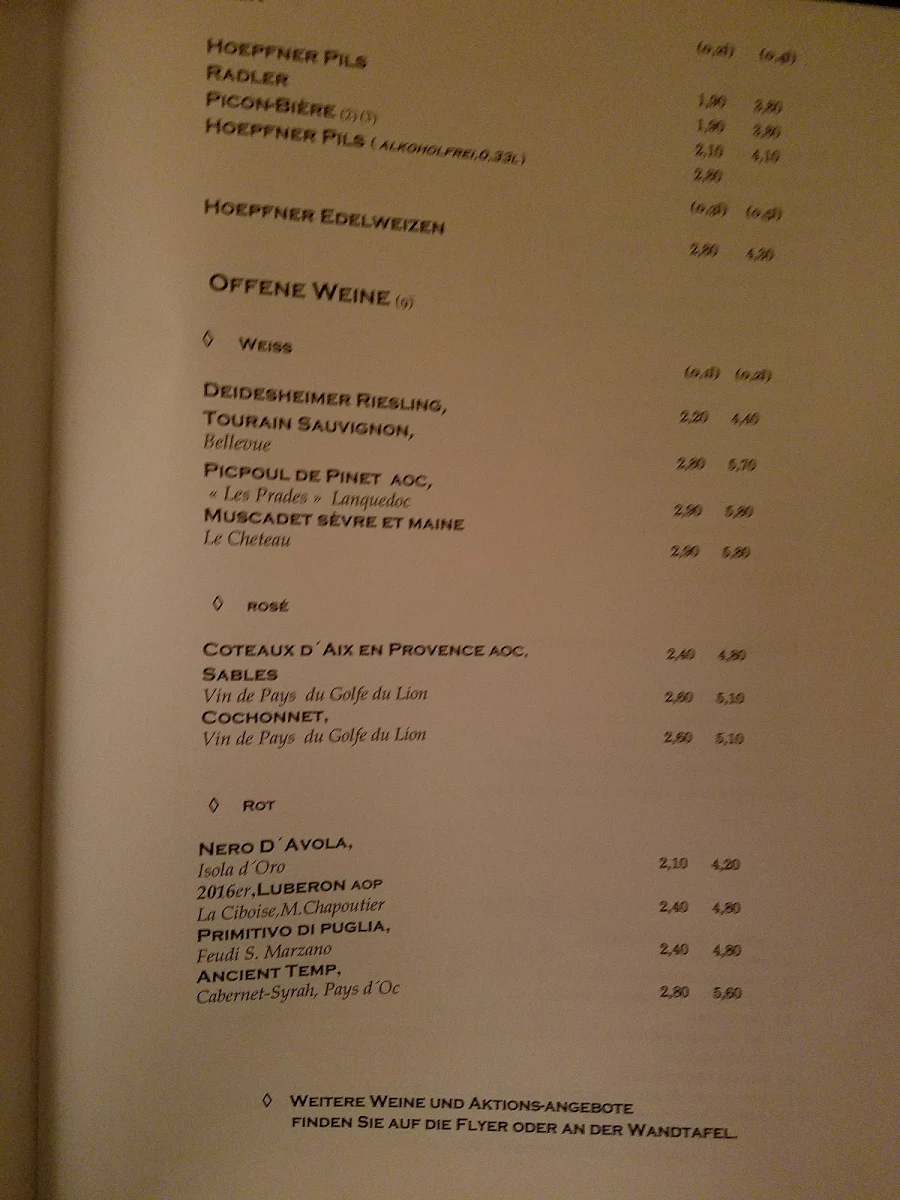 Speisekarte photo 1