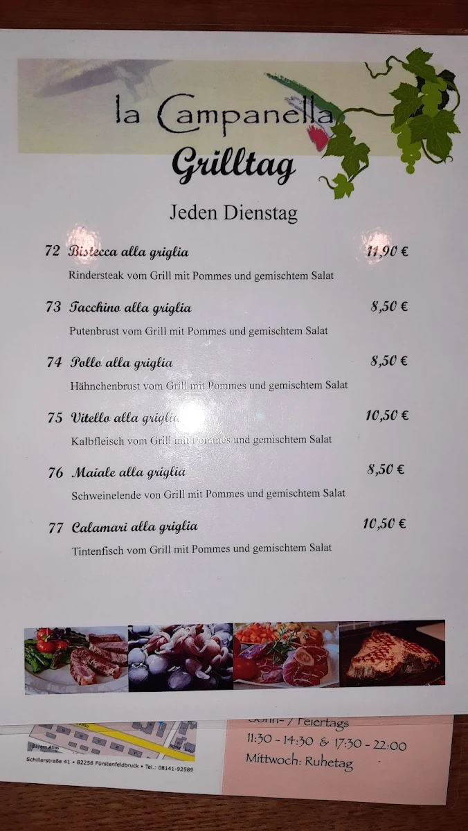 Speisekarte photo 1