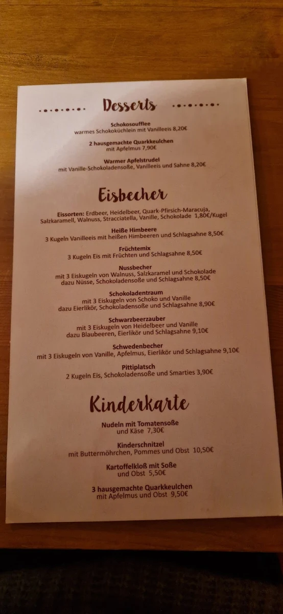 Speisekarte photo 1