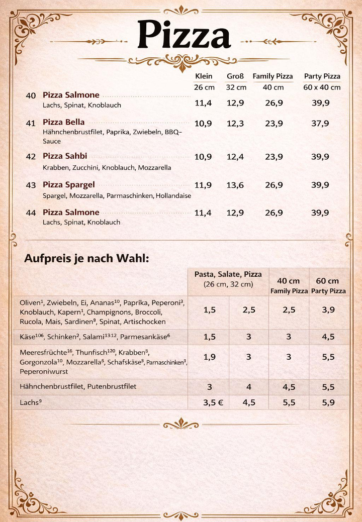 Speisekarte photo 10