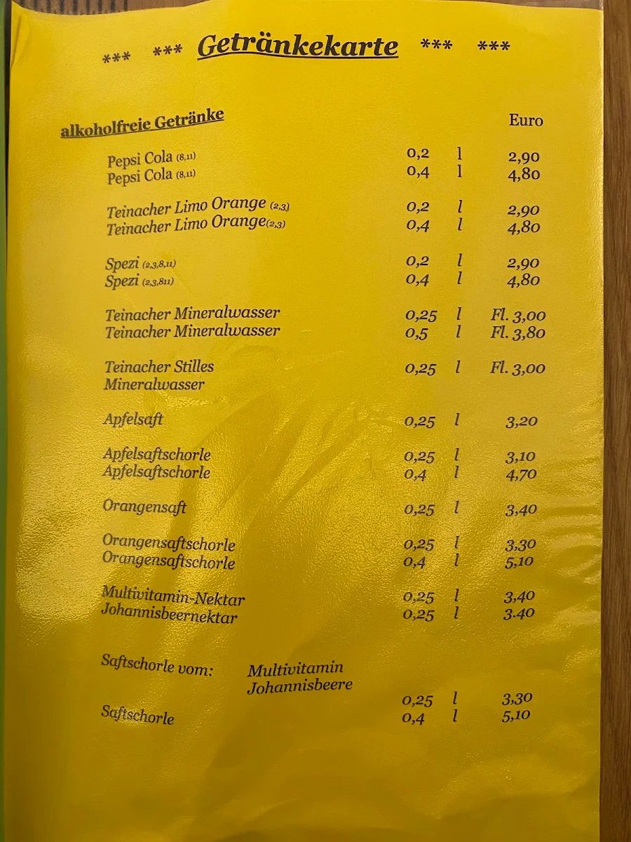 Speisekarte photo 3