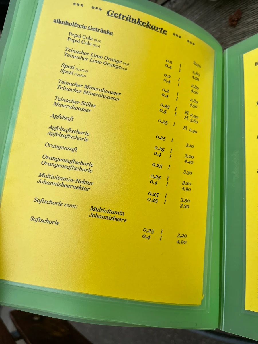 Speisekarte photo 8