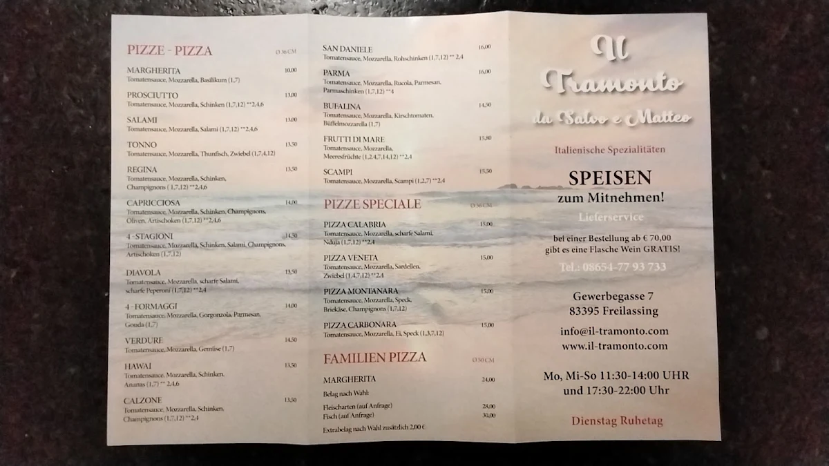 Speisekarte photo 2