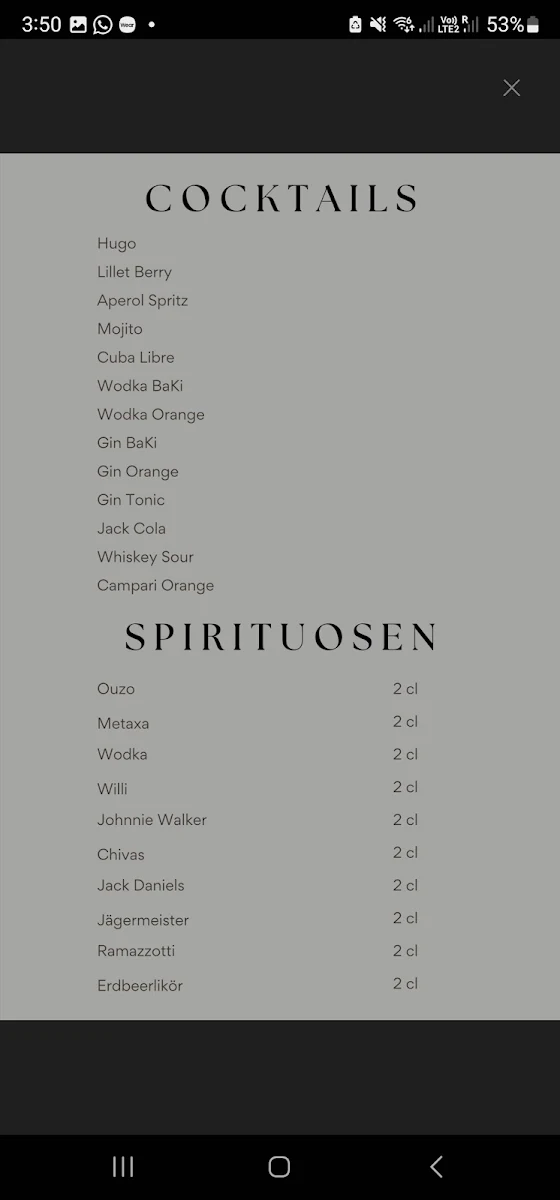 Speisekarte photo 3