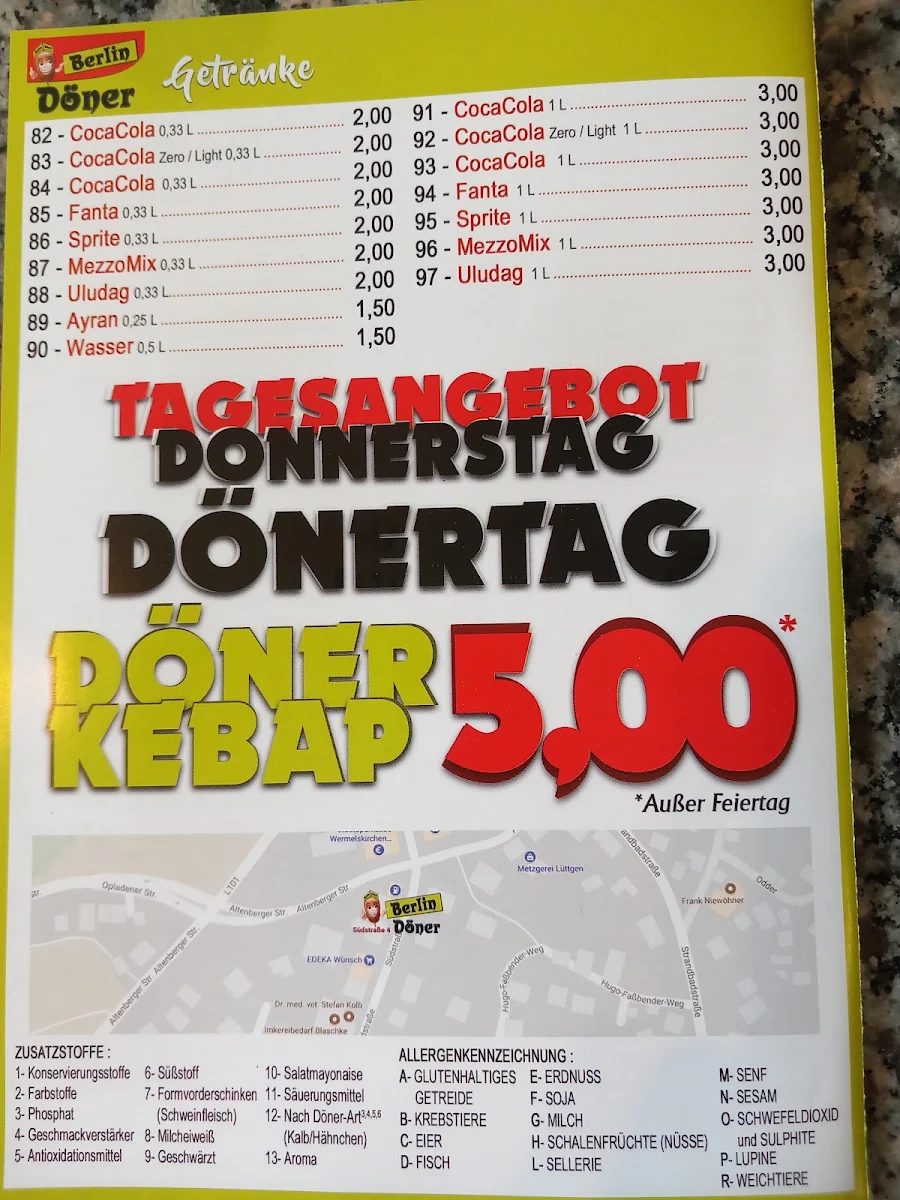 Speisekarte photo 2