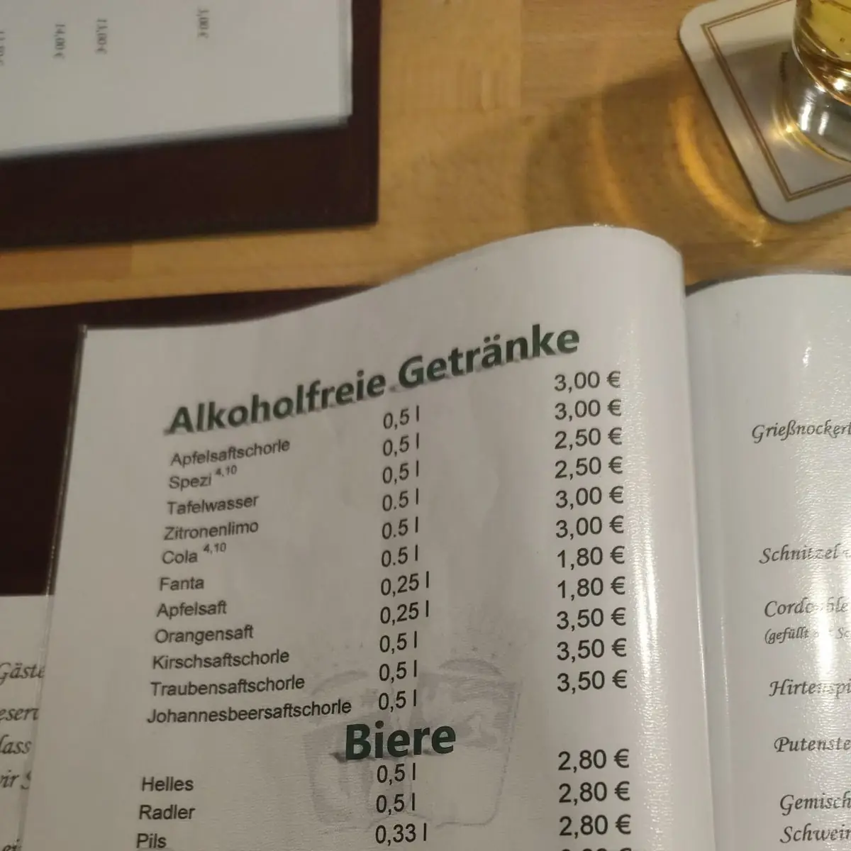 Speisekarte photo 4