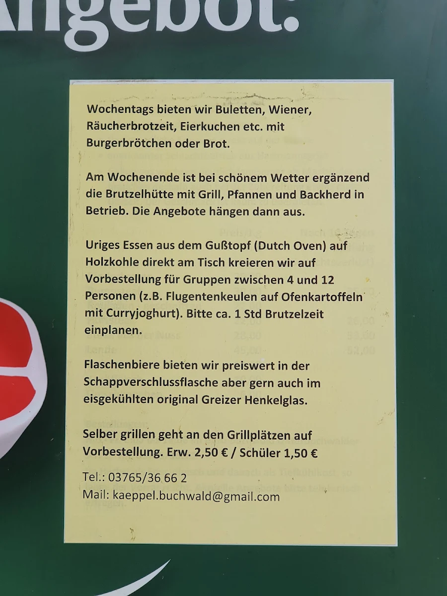 Speisekarte photo 2