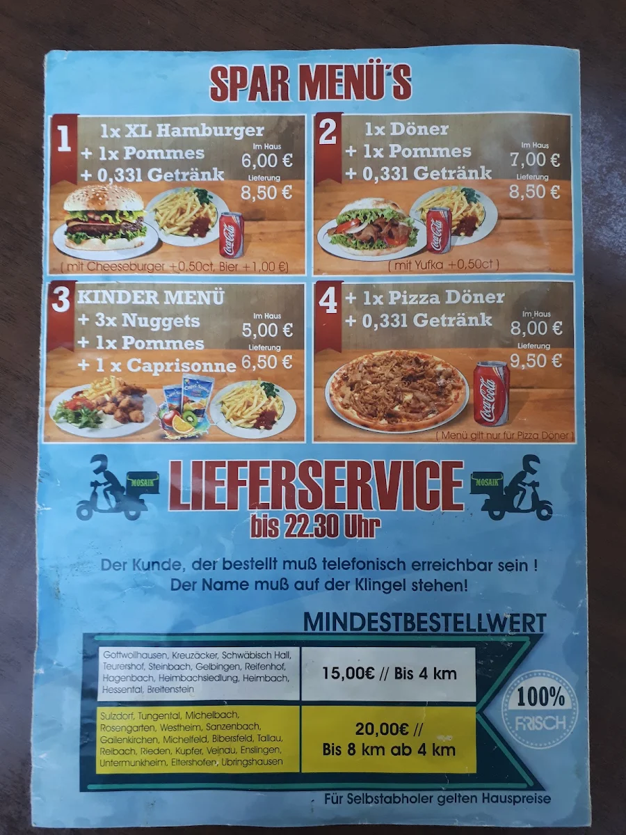 Speisekarte photo 1