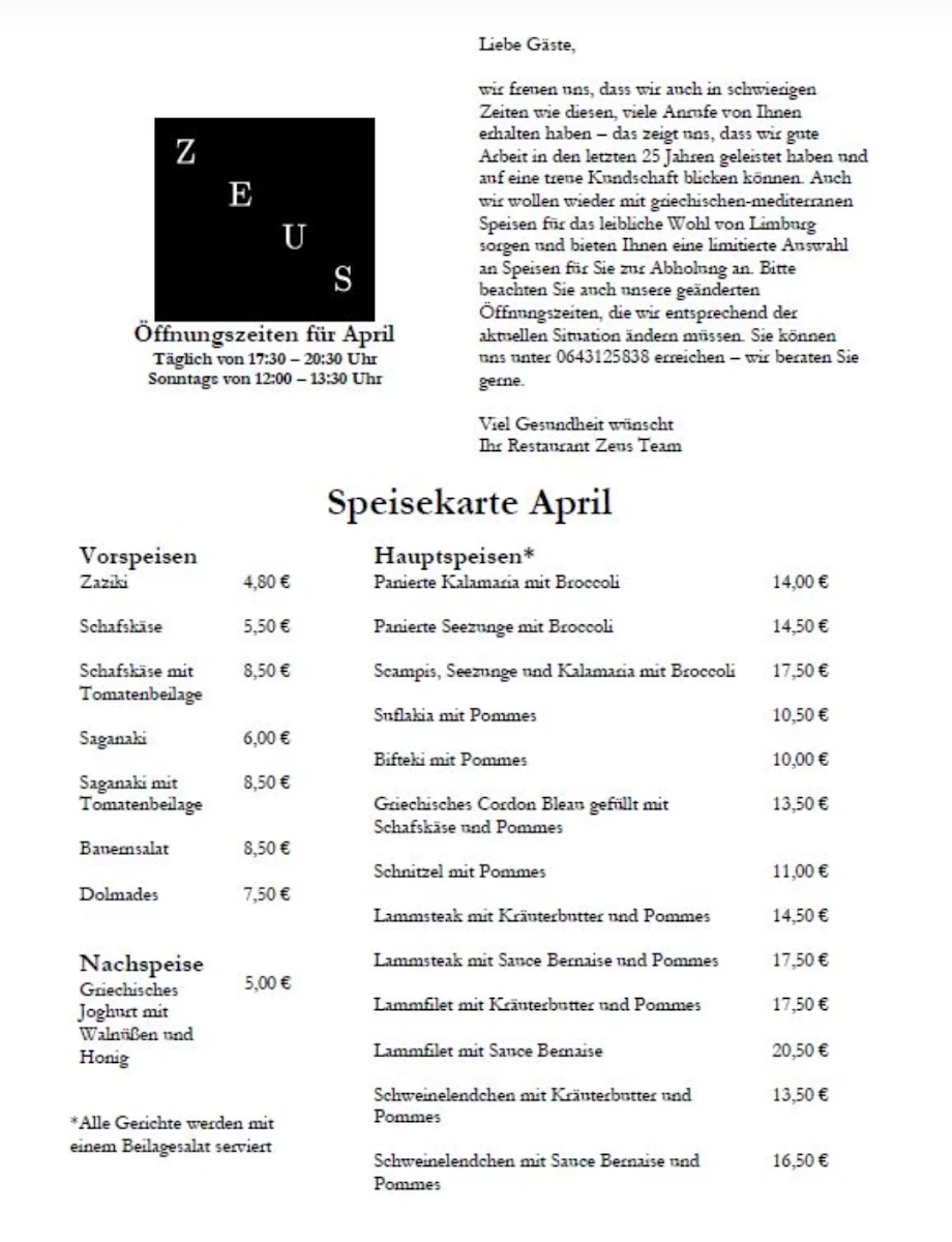 Speisekarte photo 6