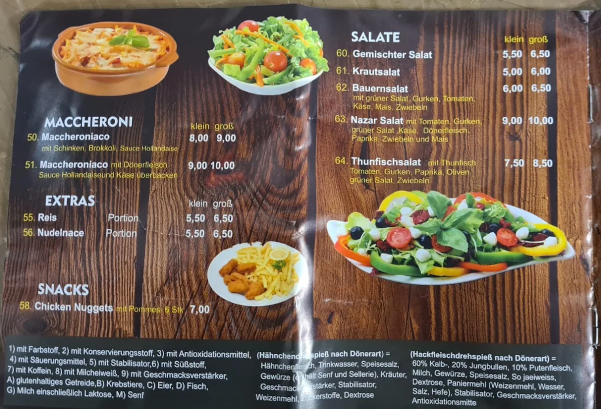 Speisekarte photo 6