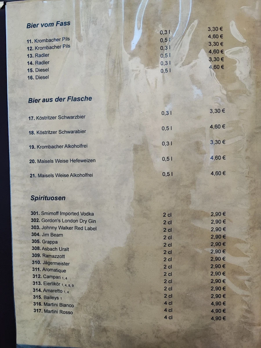 Speisekarte photo 2