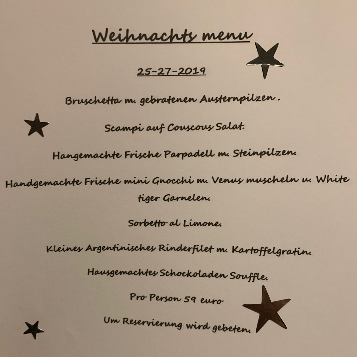 Speisekarte photo 2