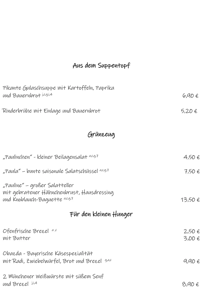 Speisekarte photo 4