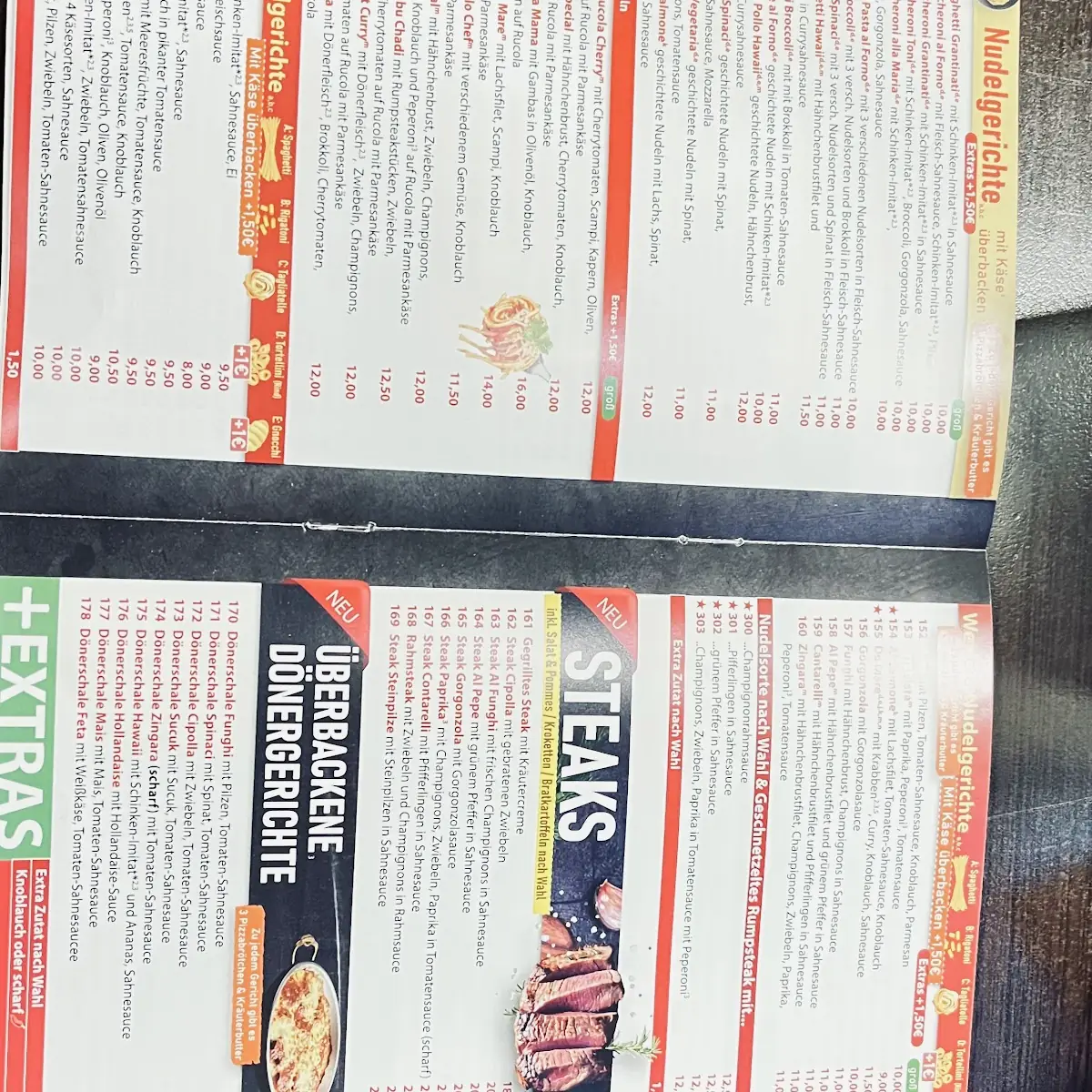 Speisekarte, Pizzeria Dello Chef 🍕