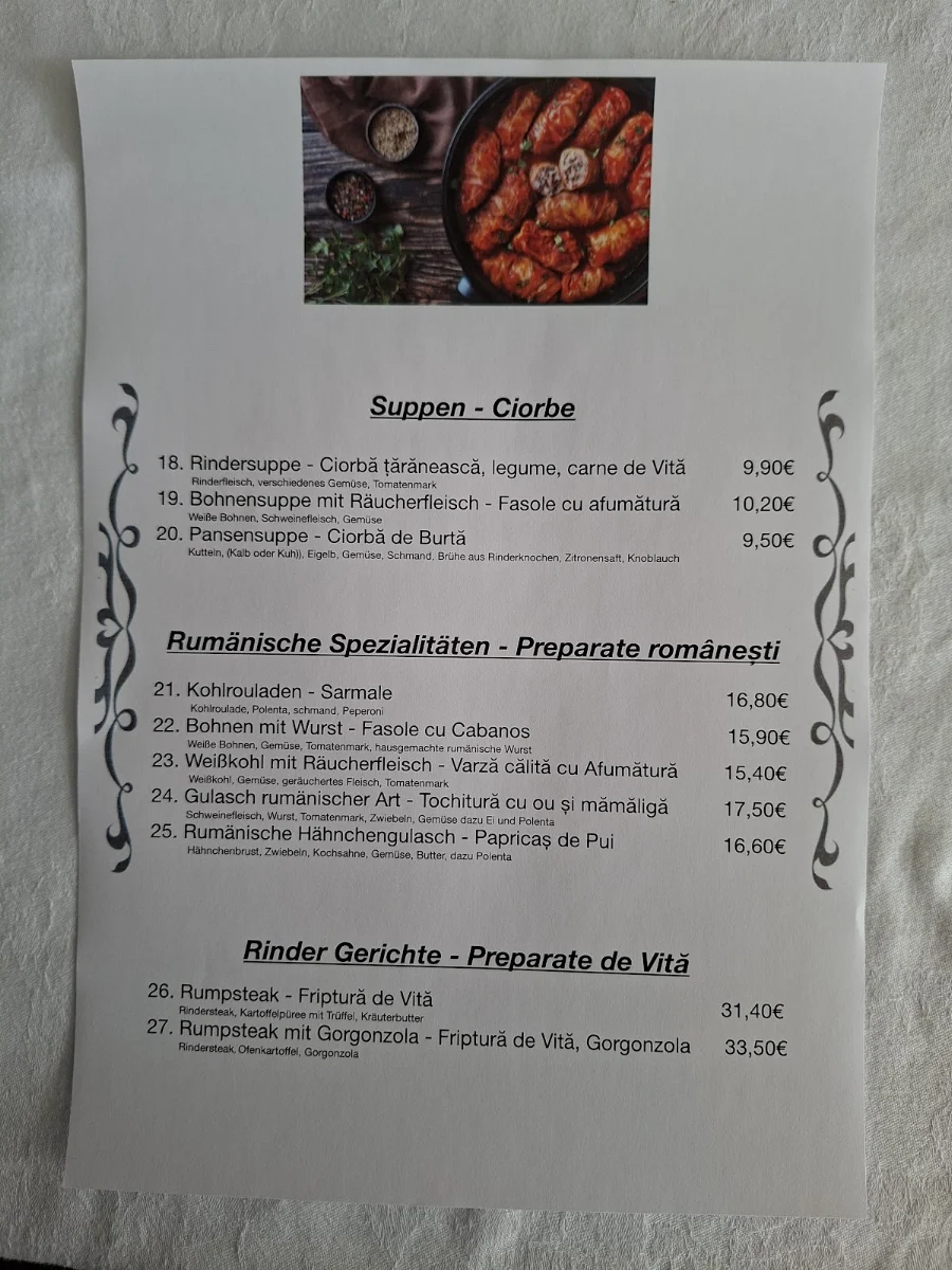 Speisekarte photo 1