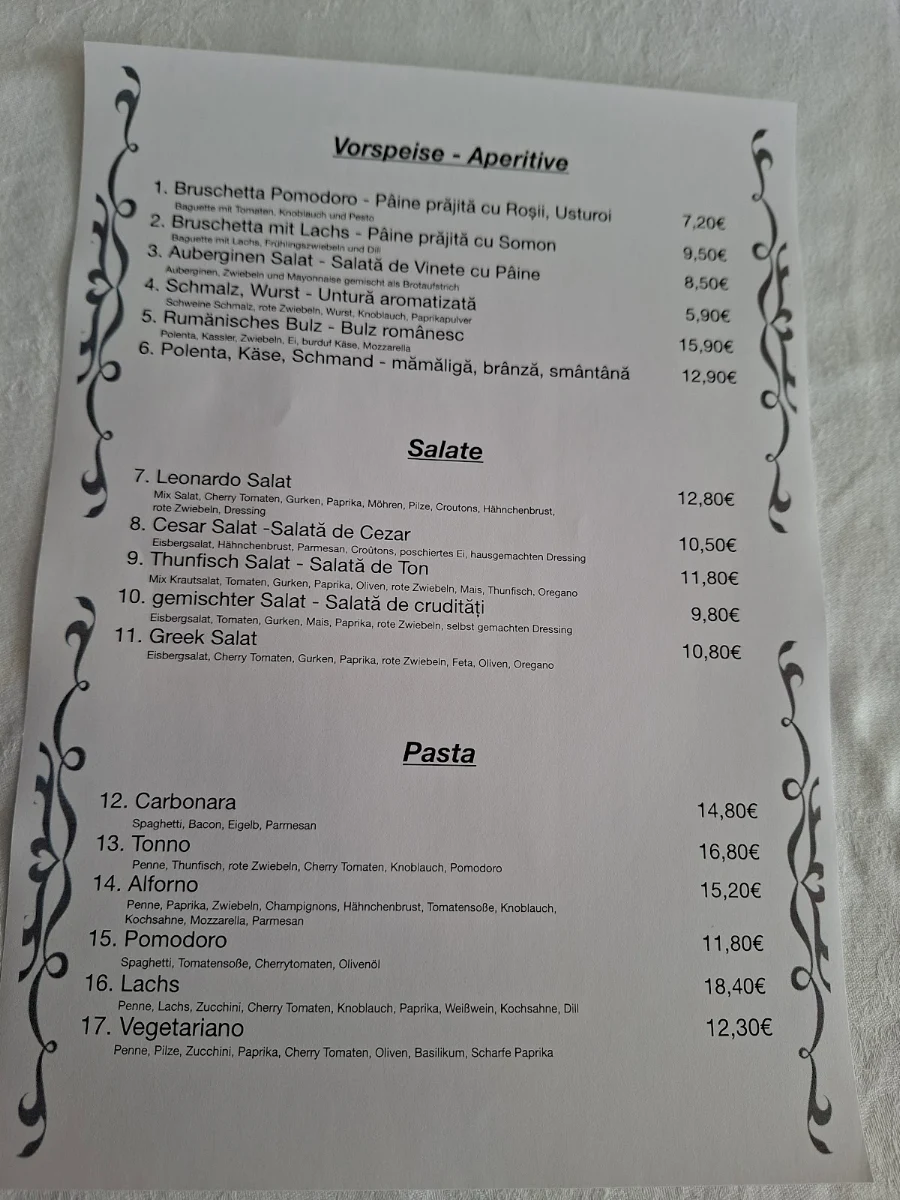 Speisekarte photo 2