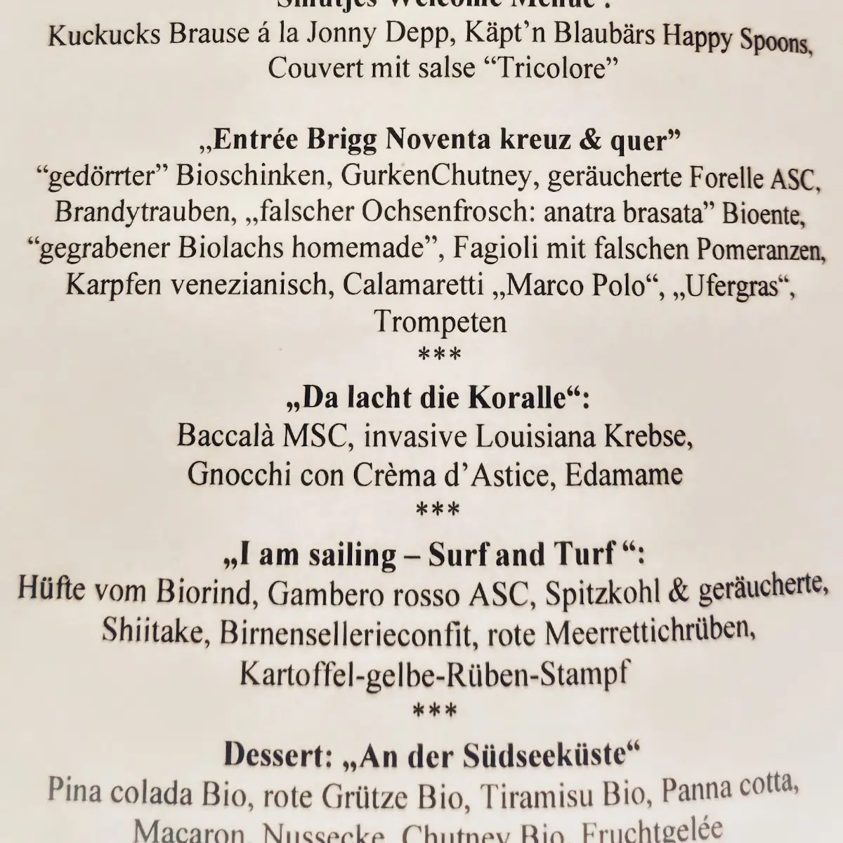 Speisekarte photo 1