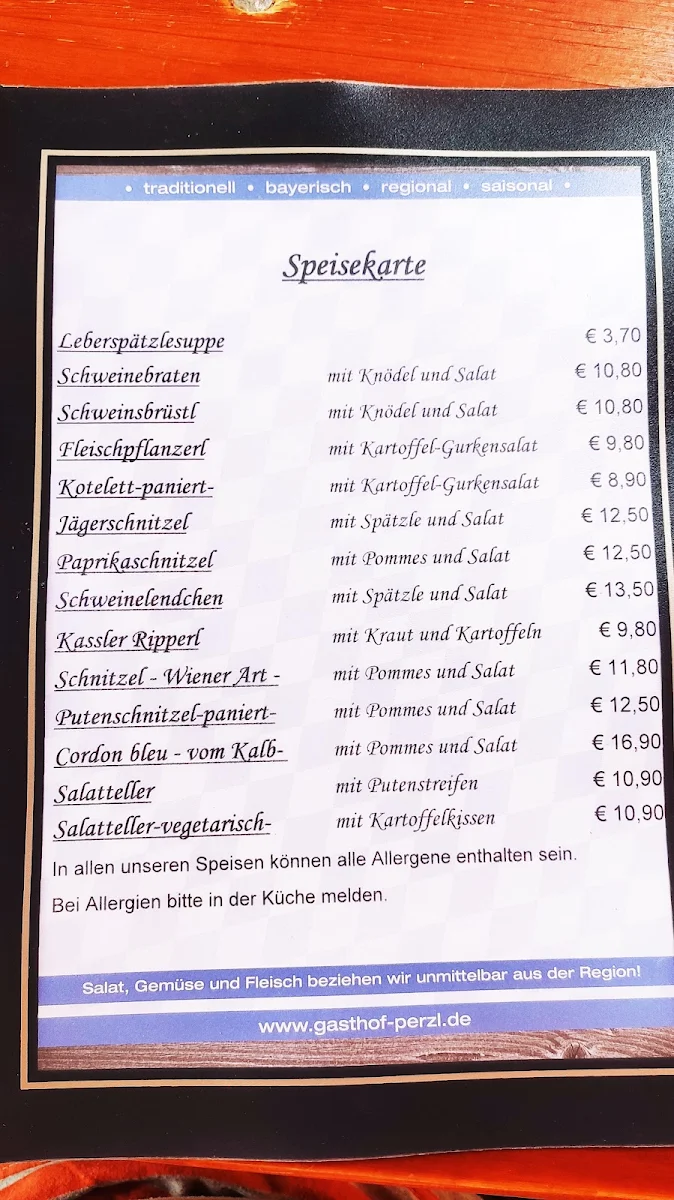 Speisekarte photo 2