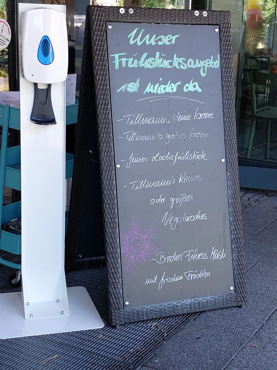 Speisekarte, Café Tillmann Mexikoplatz - Bio Konditorei
