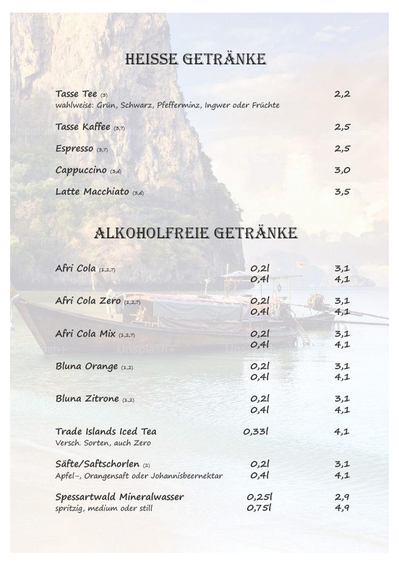 Speisekarte photo 6