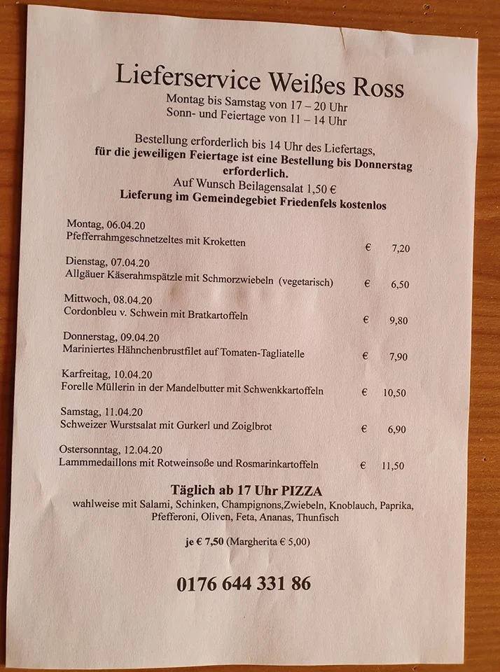 Speisekarte photo 1