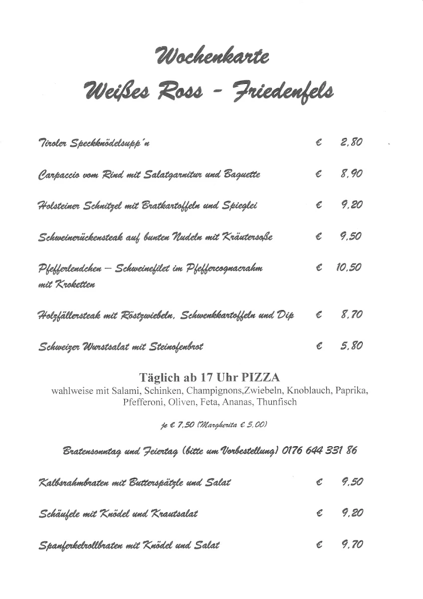 Speisekarte photo 3