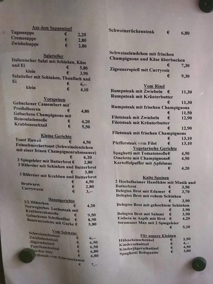 Speisekarte photo 2