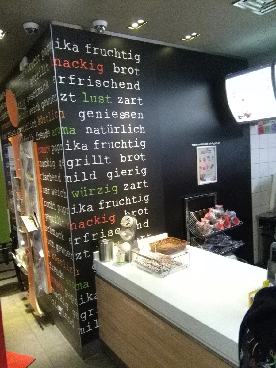 Speisekarte, McDonald's