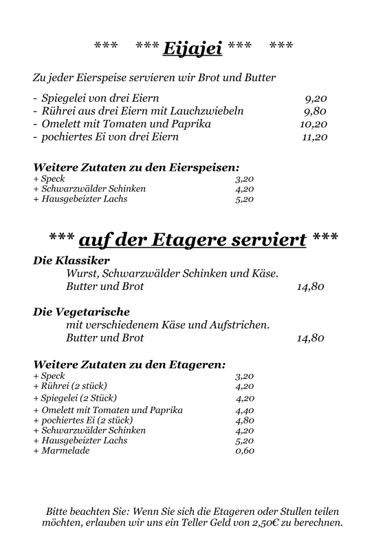 Speisekarte photo 1