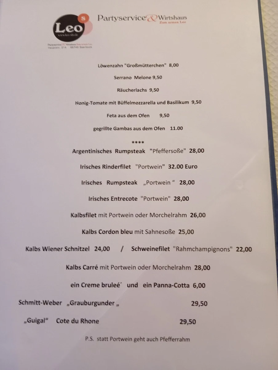 Speisekarte photo 1