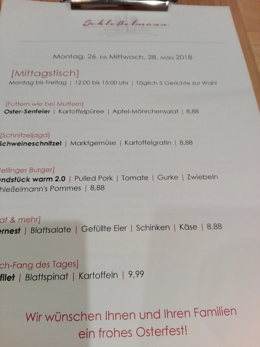 Speisekarte photo 1