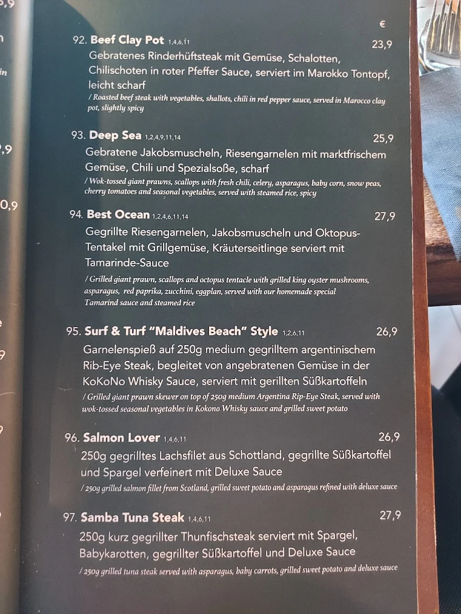 Speisekarte photo 3