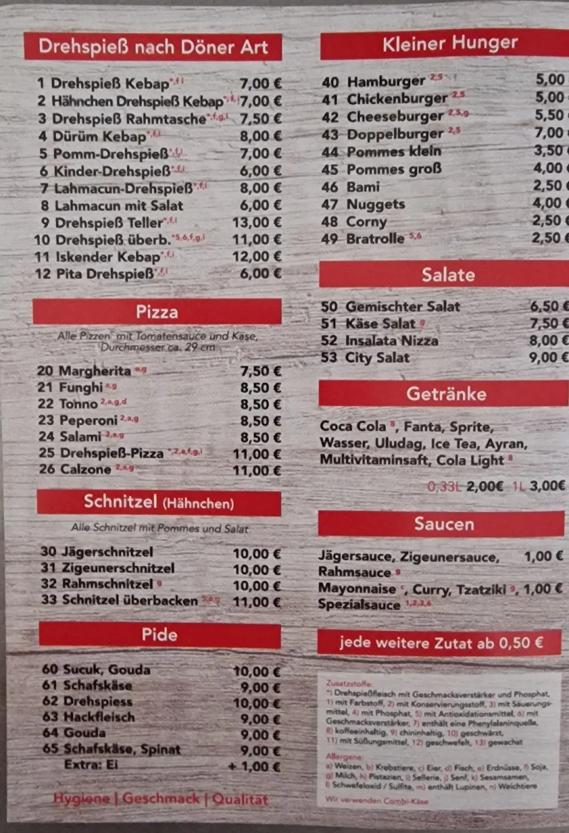 Speisekarte photo 2