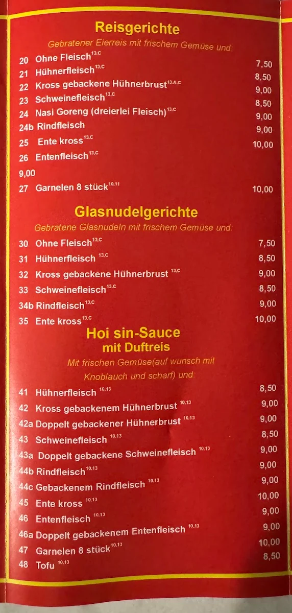 Speisekarte photo 1
