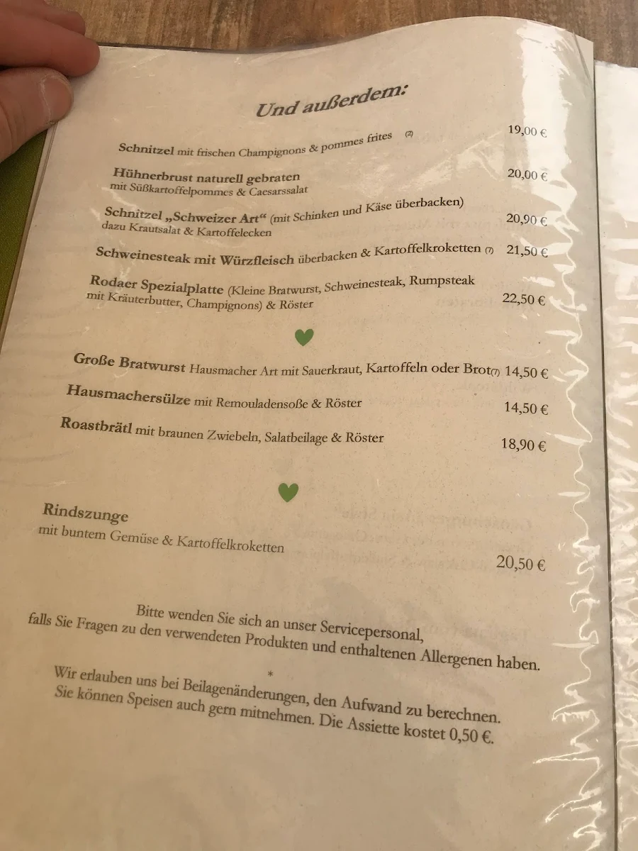 Speisekarte photo 2