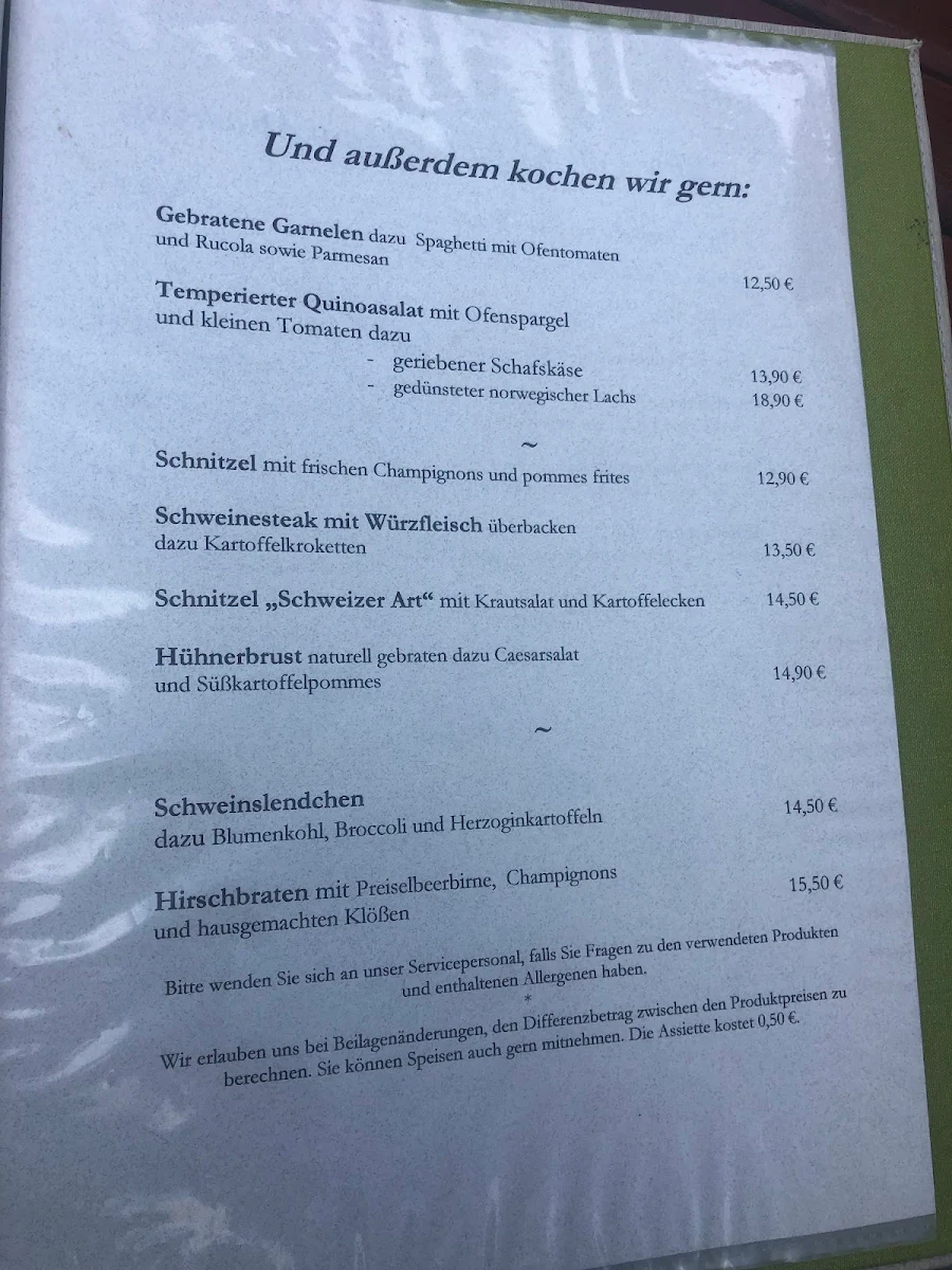Speisekarte photo 8